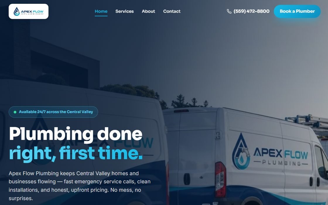 Plumbing website demo