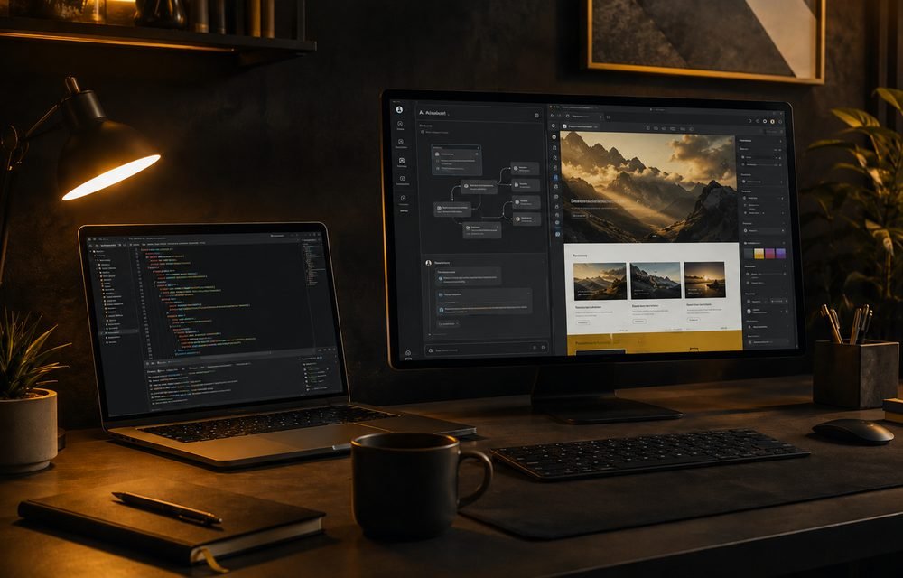 The Untamed Web Design studio workspace in Fresno, CA